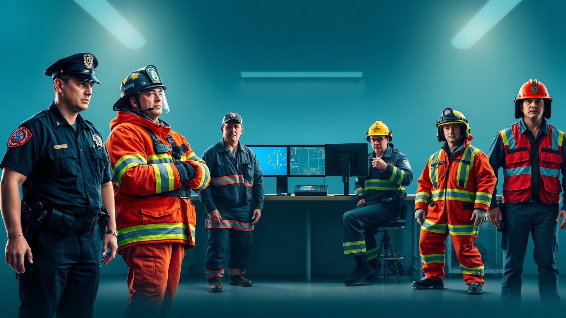Public safety, fire, EMS, school resource officers, utility, and transportation personnel