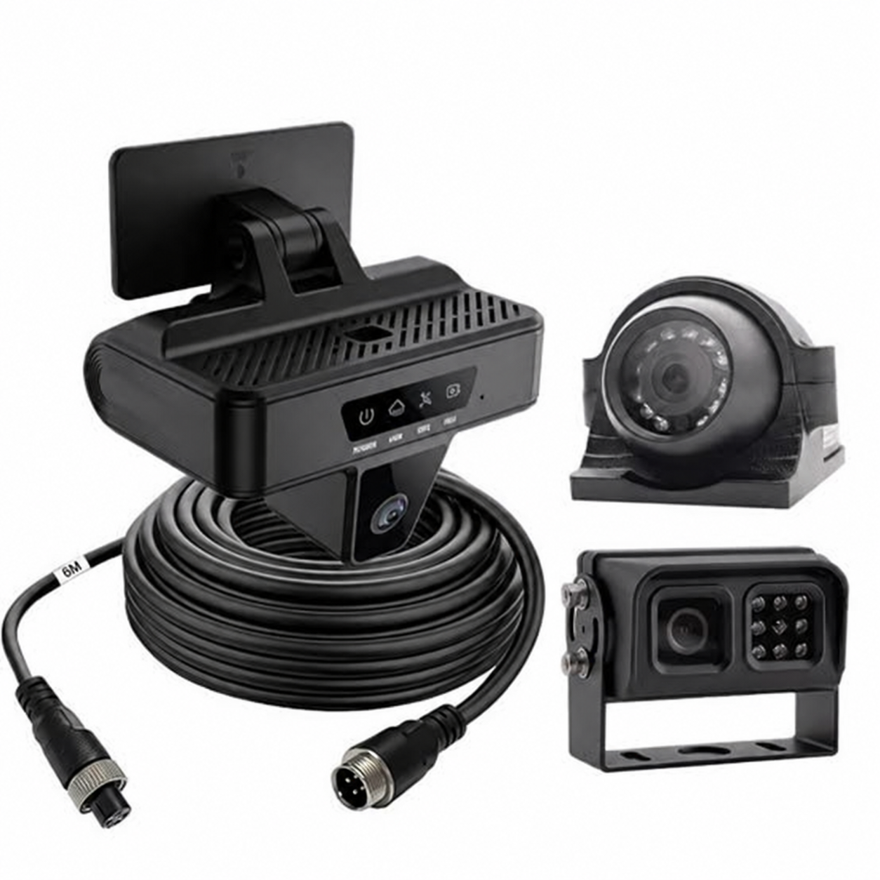 ip³Dashcam with optional external camera configurations